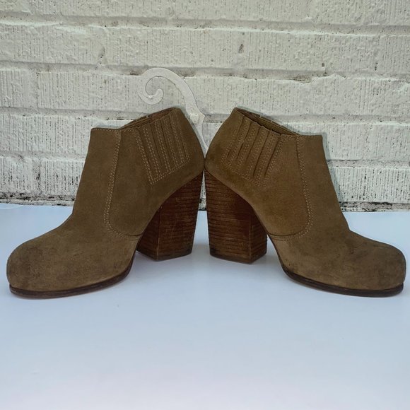 Jeffrey Campbell Yorktown Distressed Suede Booties - Picture 4 of 8